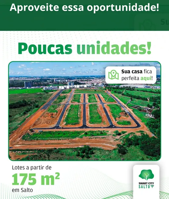 Foto 1 de Lote/Terreno à venda, 175m² em Jardim das Nações, Salto