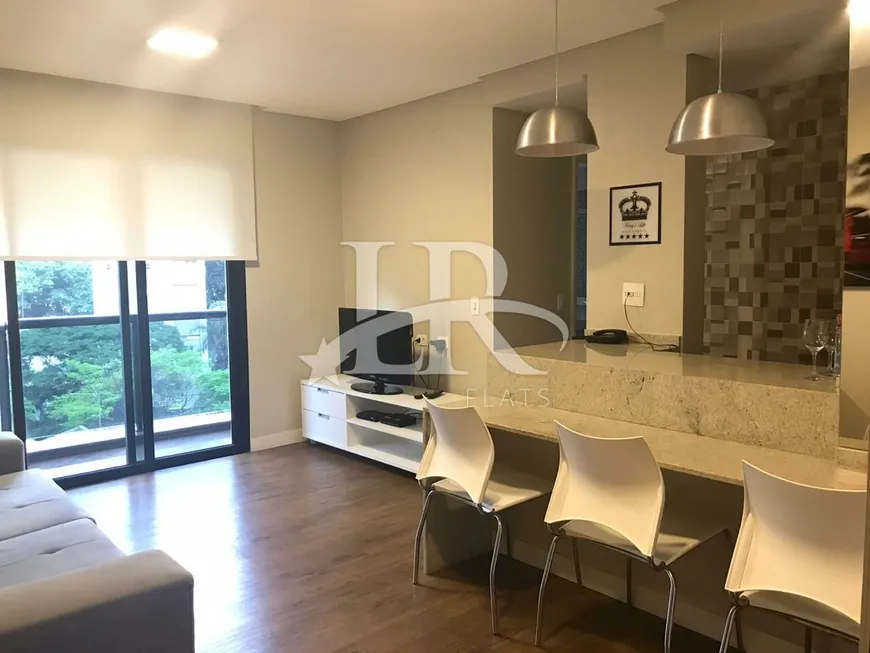 Foto 1 de Flat com 1 Quarto para alugar, 41m² em Itaim Bibi, São Paulo