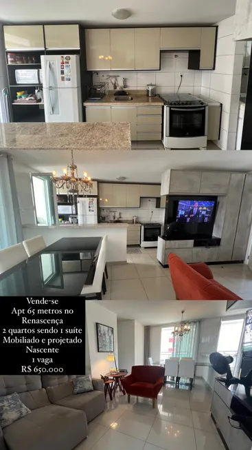 Foto 1 de Apartamento com 2 Quartos à venda, 65m² em Jardim Renascença, São Luís