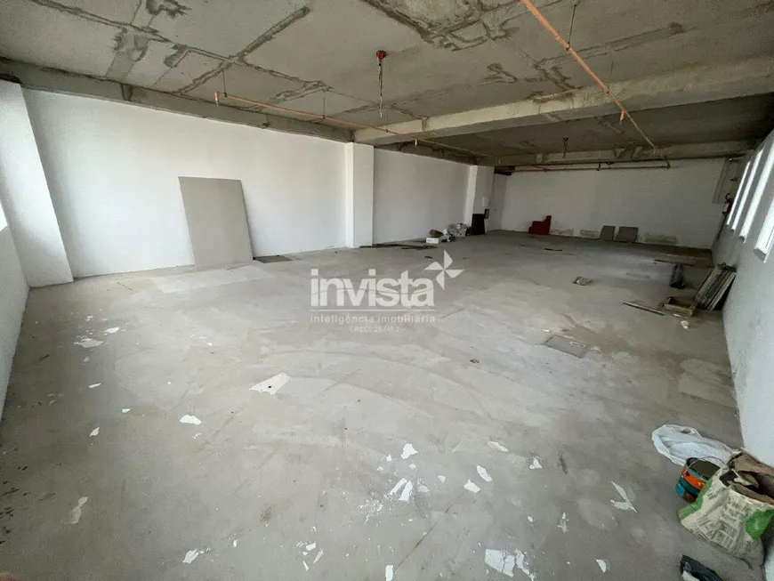 Foto 1 de Sala Comercial para alugar, 161m² em Gonzaga, Santos