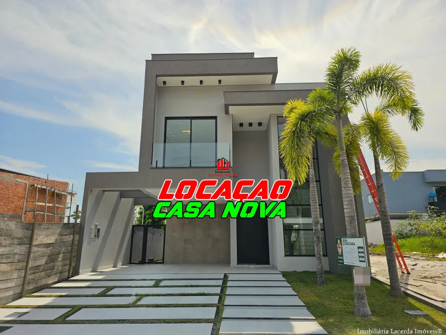 Foto 1 de Casa de Condomínio com 3 Quartos para alugar, 260m² em Ponta Negra, Manaus