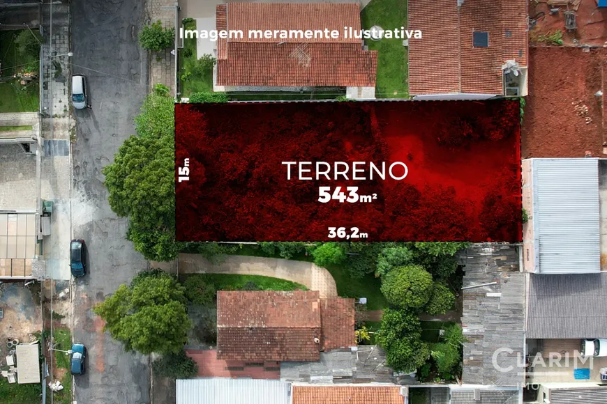Foto 1 de Lote/Terreno à venda, 544m² em Vila Bancaria , Campo Largo