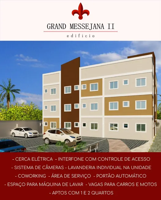 Foto 1 de Apartamento com 1 Quarto para alugar, 30m² em Messejana, Fortaleza