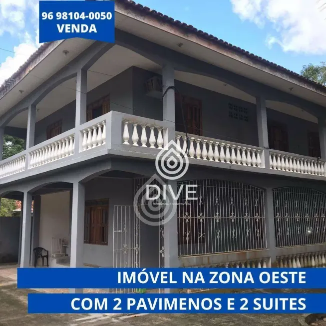 Foto 1 de Casa com 3 Quartos à venda, 500m² em Marabaixo, Macapá