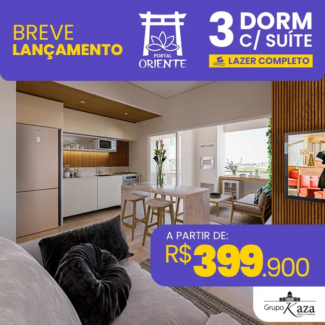 Foto 1 de Apartamento com 3 Quartos à venda, 63m² em Cidade Morumbi, São José dos Campos