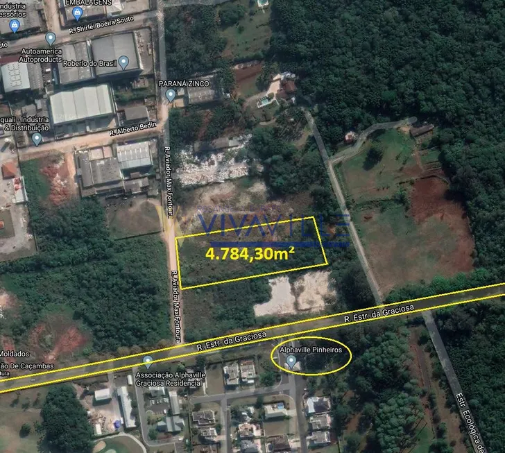 Foto 1 de Lote/Terreno à venda, 4784m² em Centro Industrial Maua, Colombo