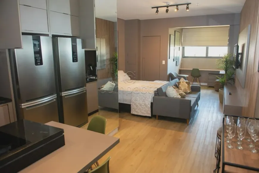 Foto 1 de Flat com 1 Quarto para alugar, 42m² em Vila Sao Jose, São José do Rio Preto