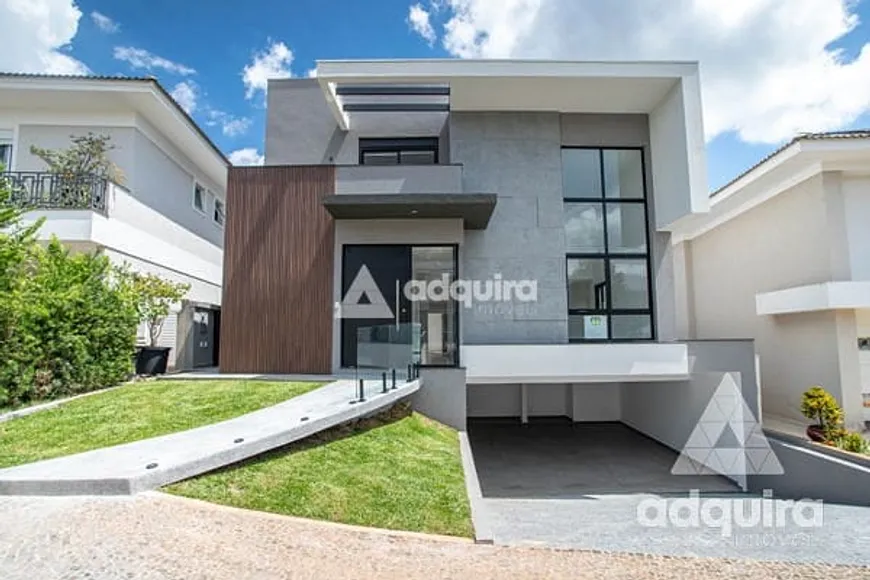 Foto 1 de Casa de Condomínio com 4 Quartos à venda, 354m² em Estrela, Ponta Grossa