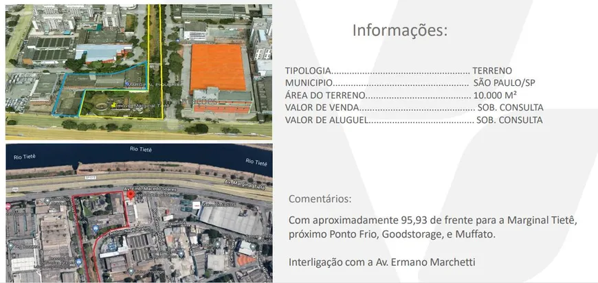 Foto 1 de Lote/Terreno à venda, 10000m² em Vila Anastácio, São Paulo