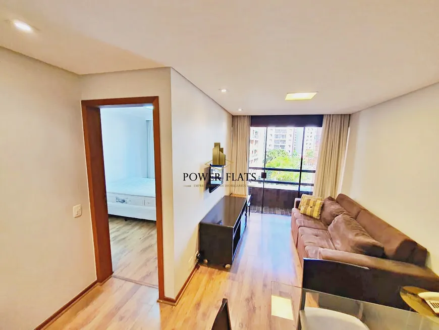 Foto 1 de Flat com 1 Quarto para alugar, 40m² em Pinheiros, São Paulo