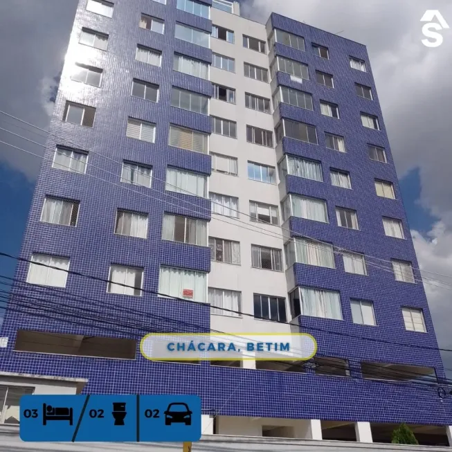 Foto 1 de Apartamento com 3 Quartos à venda, 84m² em Chácara, Betim