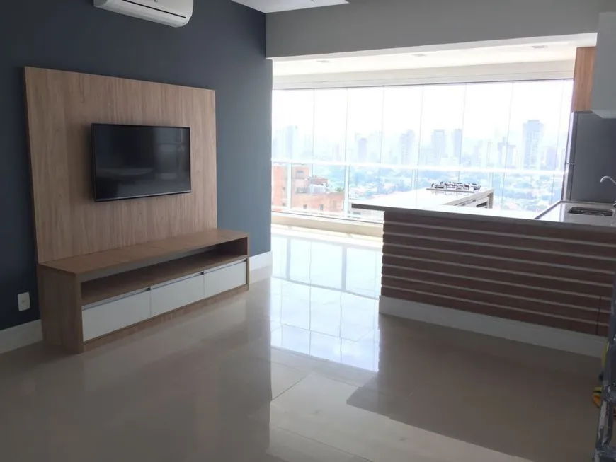 Foto 1 de Flat com 1 Quarto à venda, 36m² em Brooklin, São Paulo