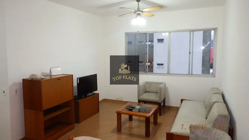 Foto 1 de Flat com 1 Quarto para alugar, 40m² em Itaim Bibi, São Paulo