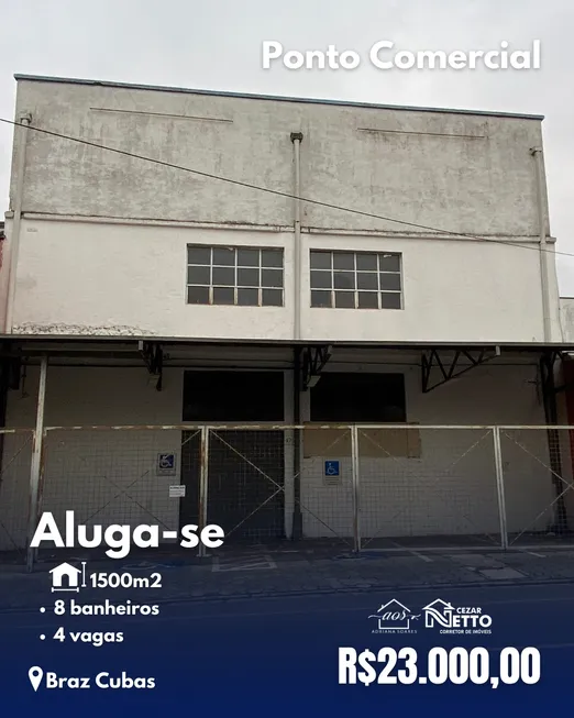 Foto 1 de Prédio Comercial para alugar, 1500m² em Vila Brás Cubas, Mogi das Cruzes