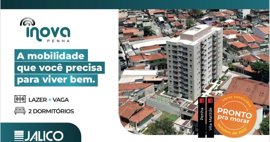 Foto 1 de Apartamento com 2 Quartos à venda, 48m² em Penha De Franca, São Paulo