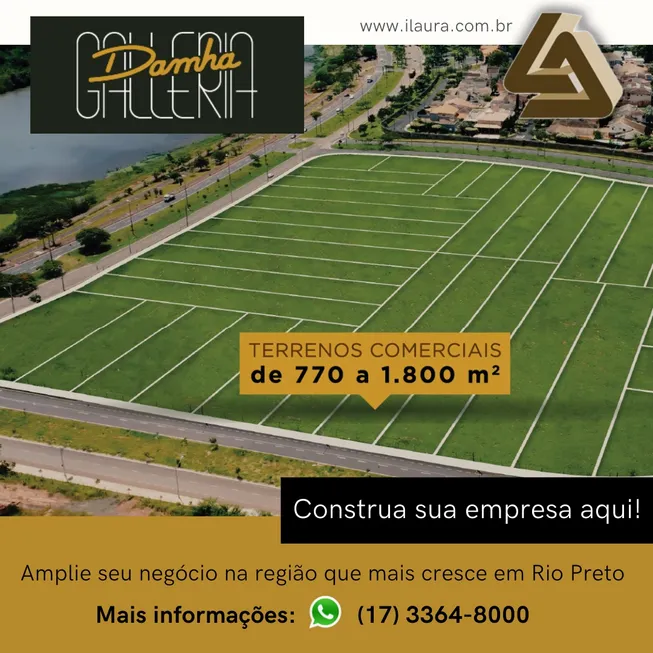 Foto 1 de Lote/Terreno à venda, 770m² em Parque Residencial Damha, São José do Rio Preto