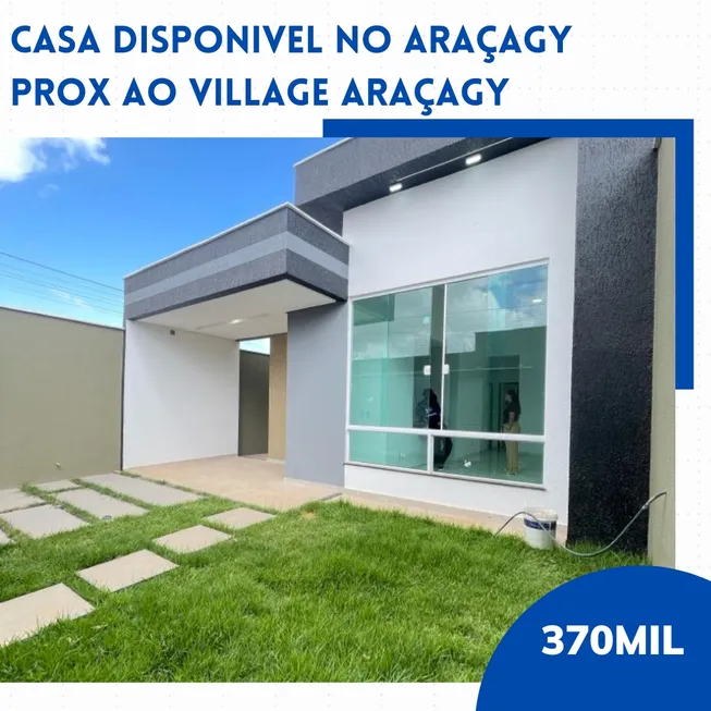 Foto 1 de Casa com 3 Quartos à venda, 94m² em Araçagy, São Luís