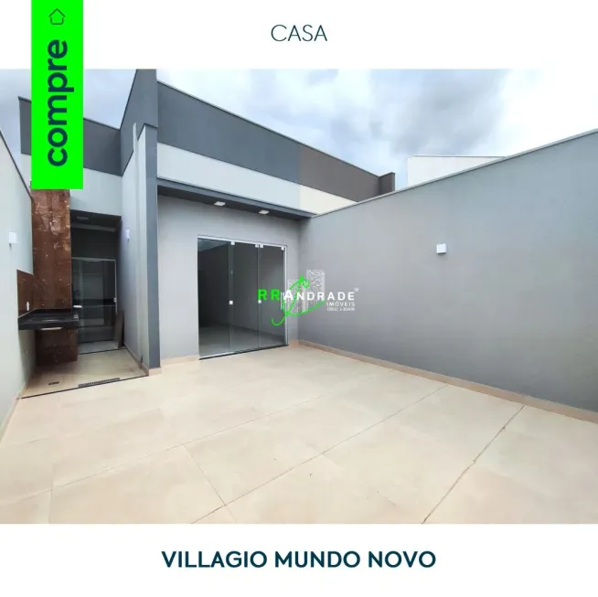 Foto 1 de Casa com 3 Quartos à venda, 77m² em Villagio Mundo Novo, Franca