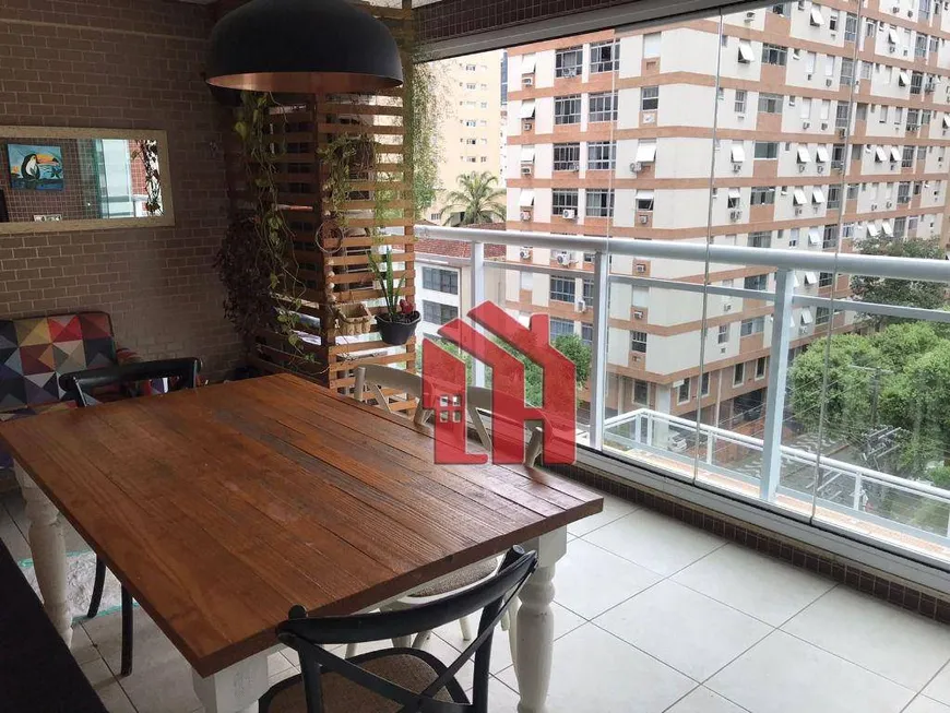 Foto 1 de Apartamento com 3 Quartos à venda, 87m² em Pompeia, Santos