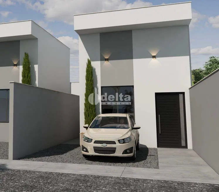 Foto 1 de Casa com 3 Quartos à venda, 95m² em Novo Mundo, Uberlândia