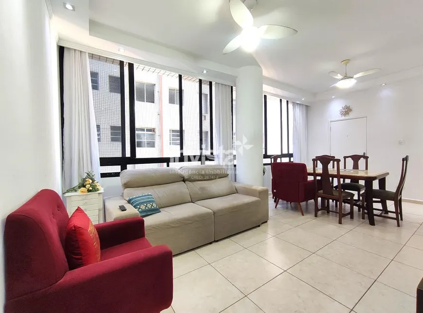 Foto 1 de Apartamento com 3 Quartos à venda, 110m² em Gonzaga, Santos