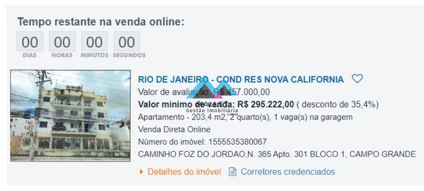 Foto 1 de Apartamento com 2 Quartos à venda, 203m² em Campo Grande, Rio de Janeiro