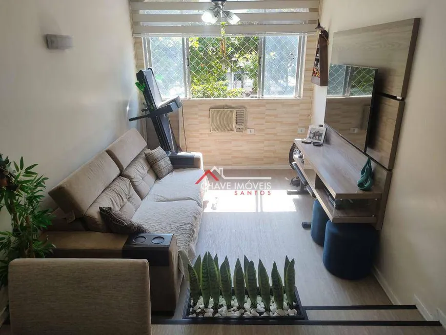 Foto 1 de Apartamento com 3 Quartos à venda, 95m² em Aparecida, Santos