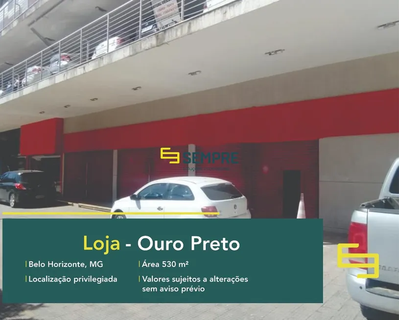 Foto 1 de Ponto Comercial para alugar, 530m² em Ouro Preto, Belo Horizonte