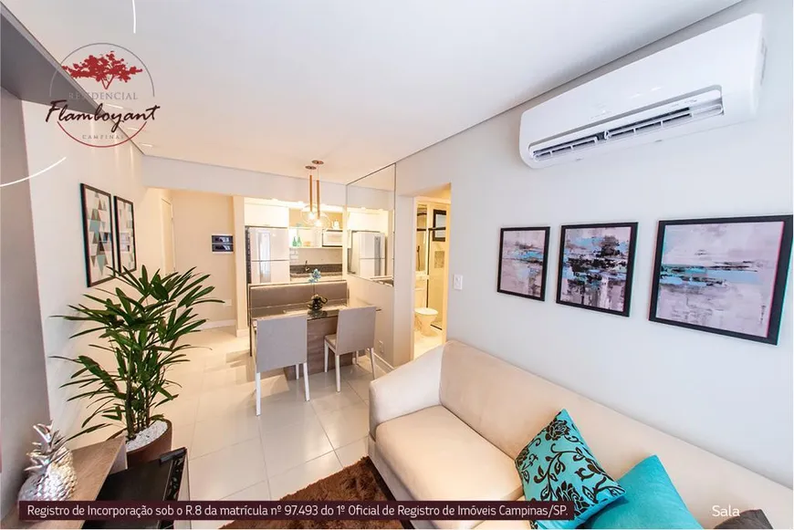 Foto 1 de Apartamento com 2 Quartos à venda, 48m² em Jardim Flamboyant, Campinas