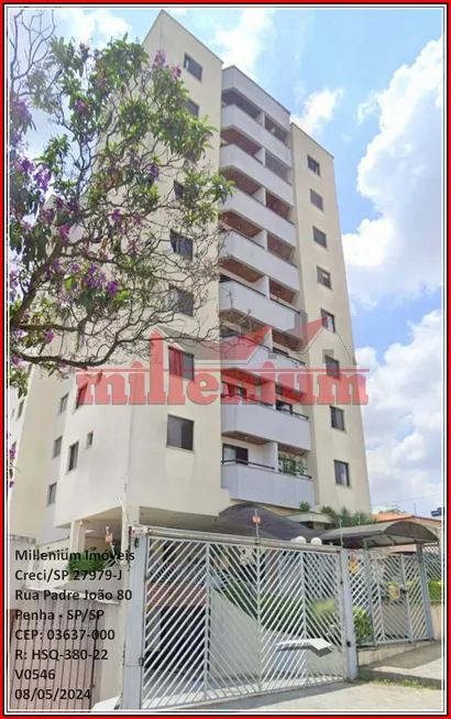 Foto 1 de Apartamento com 2 Quartos à venda, 52m² em Penha, São Paulo