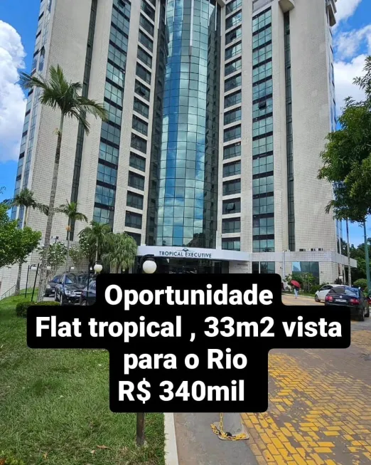 Foto 1 de Flat com 1 Quarto à venda, 33m² em Ponta Negra, Manaus