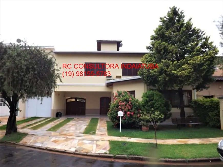 Foto 1 de Casa de Condomínio com 5 Quartos para venda ou aluguel, 502m² em Vila Castelo Branco, Indaiatuba