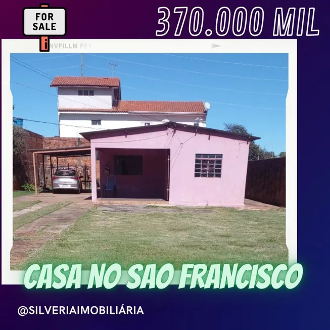 Foto 1 de Casa com 3 Quartos à venda, 90m² em Jardim Alto Sao Francisco, Campo Grande