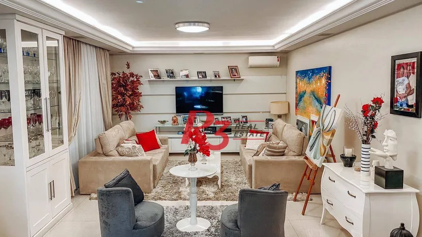 Foto 1 de Apartamento com 4 Quartos à venda, 217m² em Boqueirão, Santos