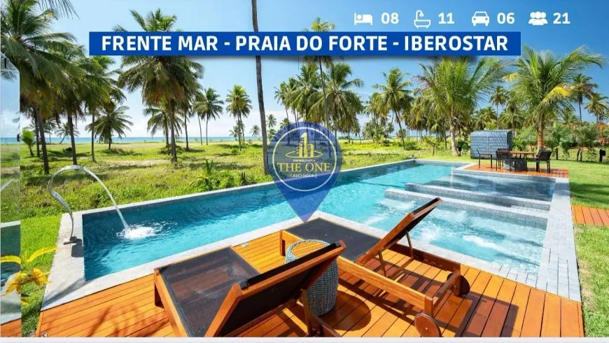 Foto 1 de Casa de Condomínio com 8 Quartos para alugar, 800m² em Praia do Forte, Mata de São João