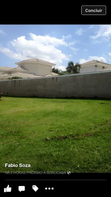 Foto 1 de Lote/Terreno à venda, 1600m² em Condominio Granja Olga Iii, Sorocaba