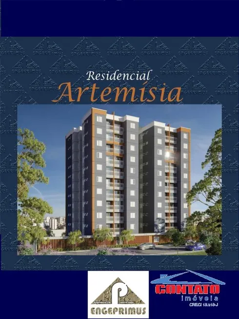 Foto 1 de Apartamento com 2 Quartos à venda, 50m² em Azulville I, São Carlos