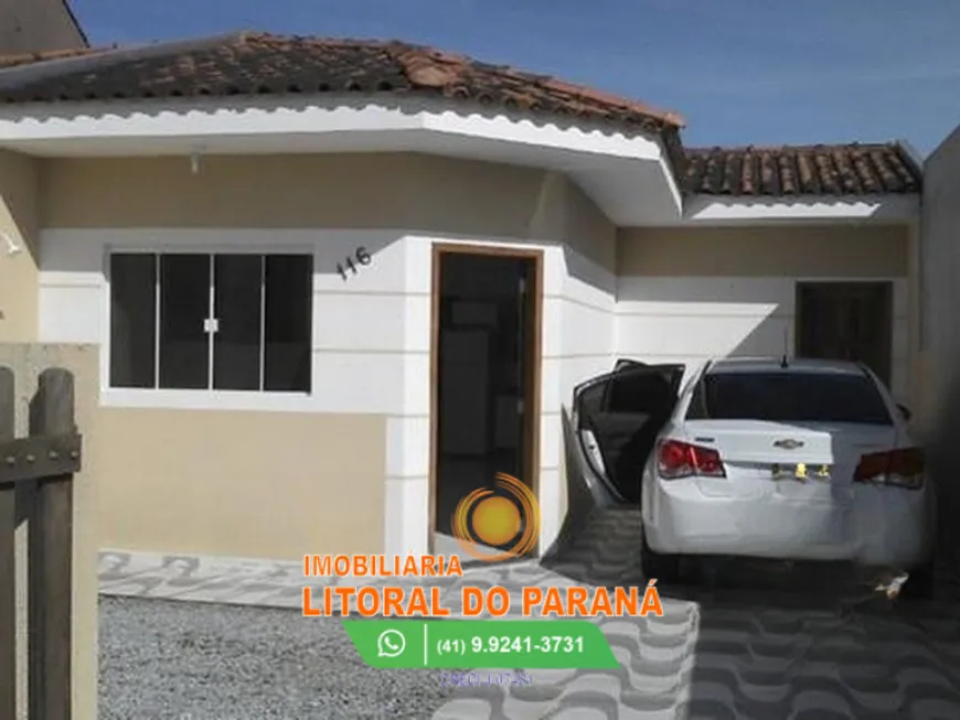 Foto 1 de Casa com 3 Quartos à venda, 89m² em Pontal do Sul, Pontal do Paraná