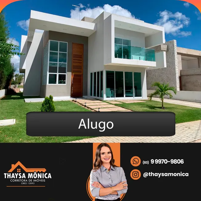 Foto 1 de Casa de Condomínio com 4 Quartos para alugar, 300m² em Zona Rural, Bananeiras