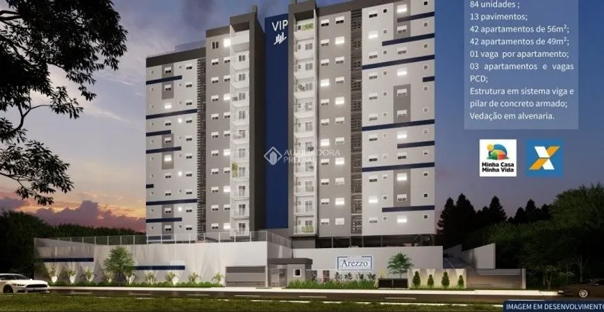 Foto 1 de Apartamento com 2 Quartos à venda, 56m² em Vila Nova, Novo Hamburgo