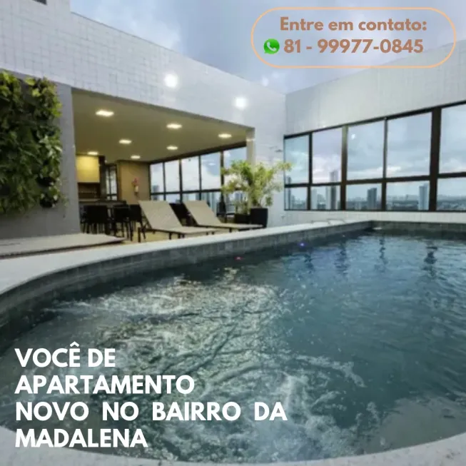 Foto 1 de Apartamento com 2 Quartos à venda, 50m² em Madalena, Recife