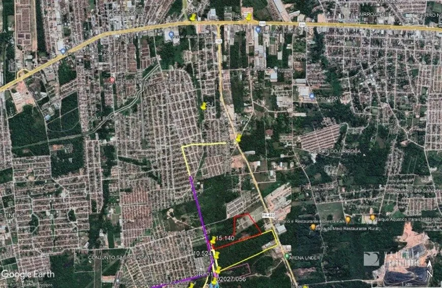 Foto 1 de Lote/Terreno à venda, 100000m² em Aura, Ananindeua