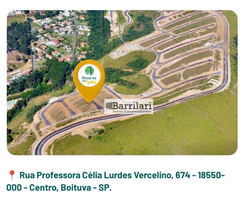 Foto 1 de Lote/Terreno à venda, 200m² em Terras de Santa Cruz, Boituva