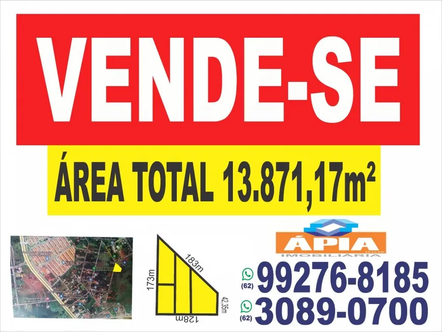 Foto 1 de Lote/Terreno à venda, 13871m² em Parque Maracanã, Goiânia