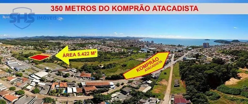 Foto 1 de Lote/Terreno à venda, 5422m² em Nossa Senhora da Paz, Balneário Piçarras