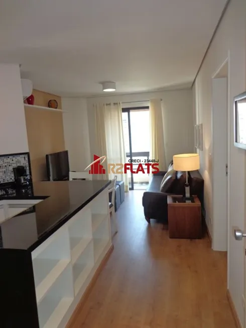 Foto 1 de Flat com 1 Quarto para alugar, 45m² em Itaim Bibi, São Paulo