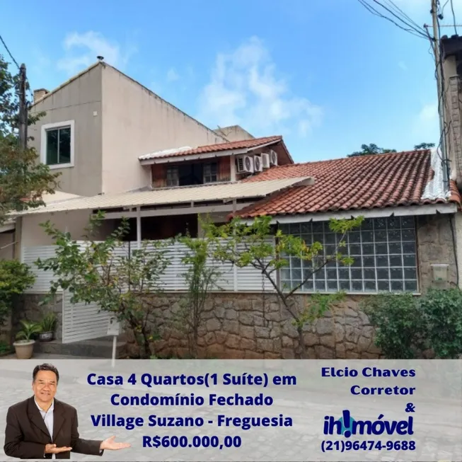 Foto 1 de Casa de Condomínio com 4 Quartos à venda, 111m² em Freguesia- Jacarepaguá, Rio de Janeiro