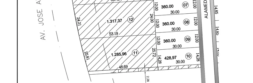 Foto 1 de Lote/Terreno à venda, 2603m² em Conjunto Habitacional Boa Vista, Araxá