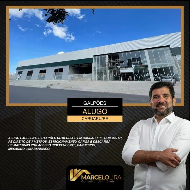 Foto 1 de Galpão/Depósito/Armazém para alugar, 310m² em CENTRO, Caruaru