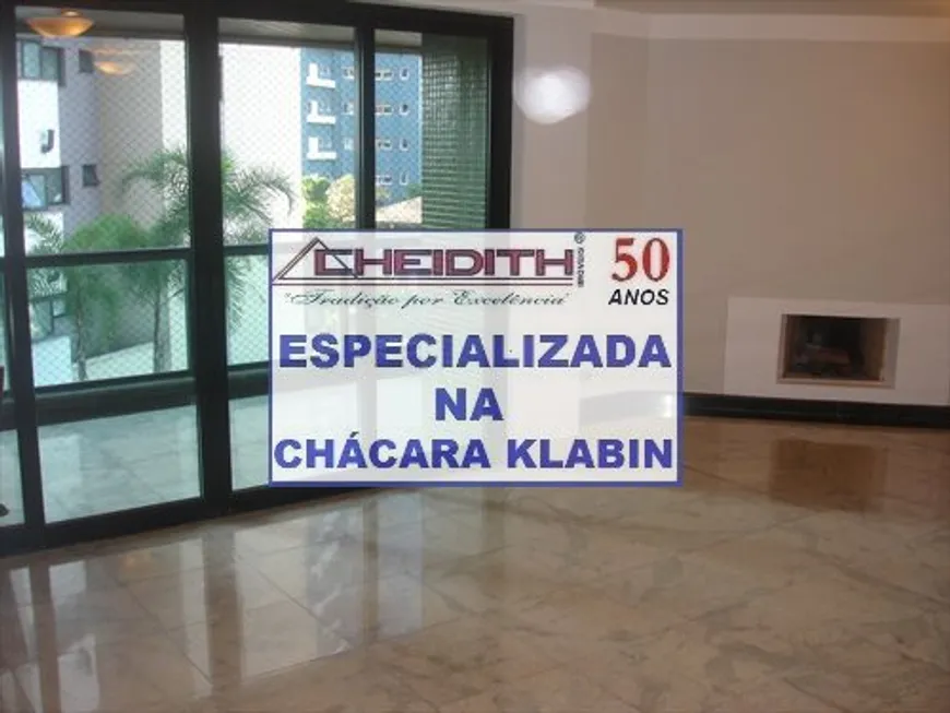 Foto 1 de Apartamento com 4 Quartos à venda, 300m² em Chácara Klabin, São Paulo